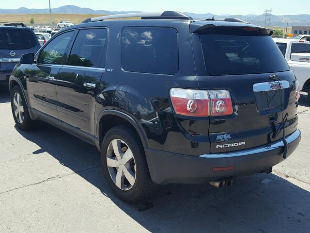 1GKLVMED8AJ233013 - 2010 GMC ACADIA SLT 黑色 照片 3