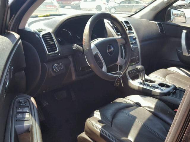 1GKLVMED8AJ233013 - 2010 GMC ACADIA SLT 黑色 照片 9