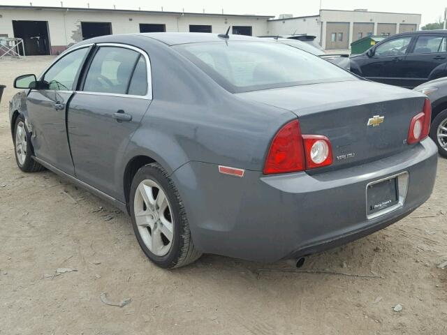 1G1ZH57B78F264614 - 2008 CHEVROLET MALIBU GRAY photo 3