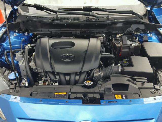 3MYDLBZV6GY138128 - 2016 TOYOTA SCION IA BLUE photo 7