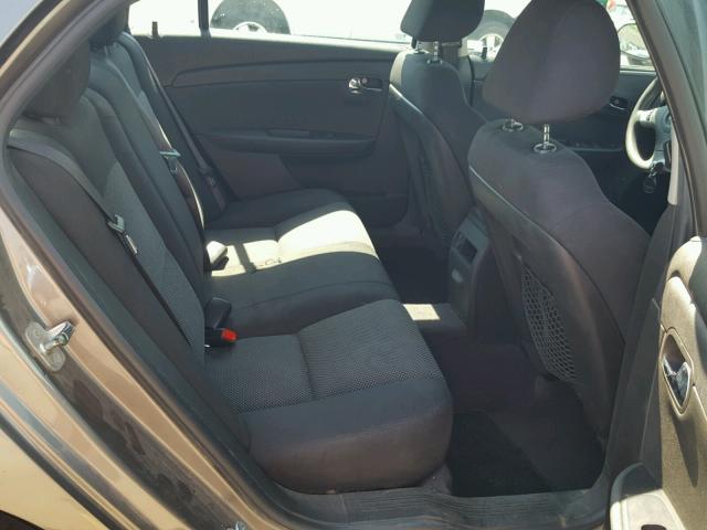 1G1ZC5E06CF271112 - 2012 CHEVROLET MALIBU 1LT BROWN photo 6