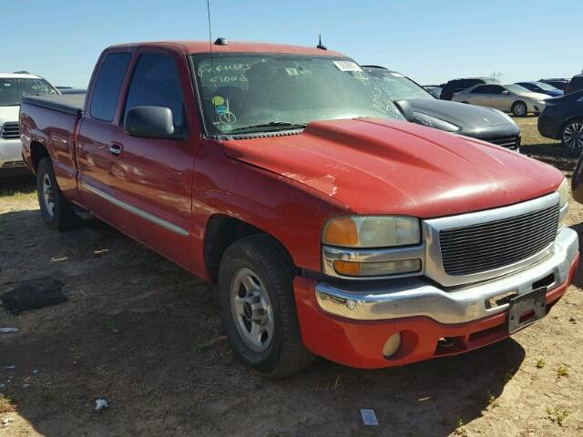 2GTEC19T741171550 - 2004 GMC NEW SIERRA RED photo 1