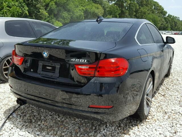 WBA3N7C56GK228241 - 2016 BMW 428 I BLACK photo 4