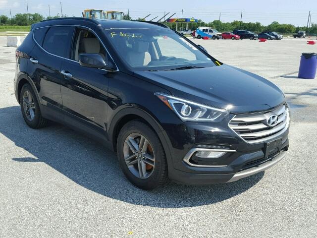 5NMZU3LB4HH012352 - 2017 HYUNDAI SANTA FE S BLACK photo 1