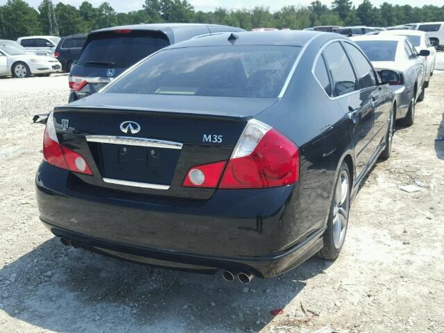 JNKAY01E67M309285 - 2007 INFINITI M35 BASE BLACK photo 4