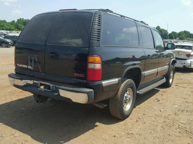 3GKGK26U31G202458 - 2001 GMC YUKON XL K BLACK photo 4