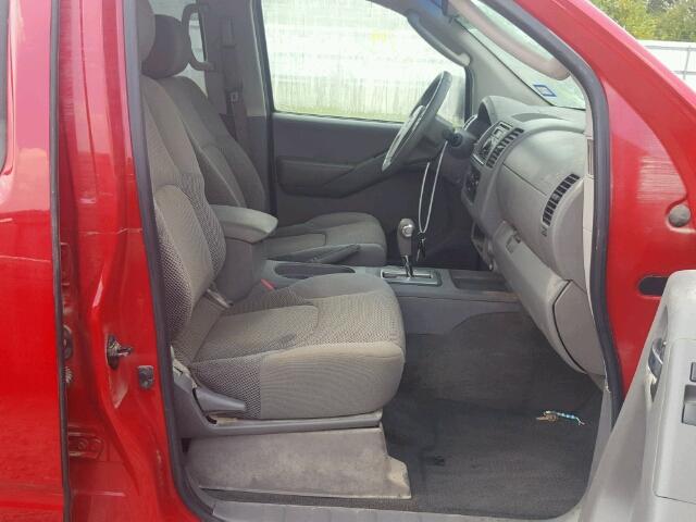 1N6AD07U08C433567 - 2008 NISSAN FRONTIER RED photo 5