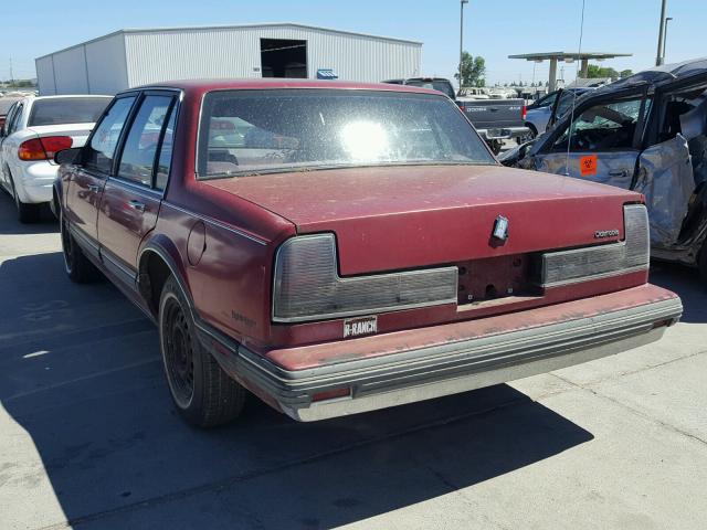 1G3HN54C1MH325740 - 1991 OLDSMOBILE 88 ROYALE BURGUNDY photo 3