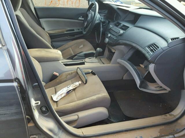 JHMCP26418C065897 - 2008 HONDA ACCORD LXP GRAY photo 5