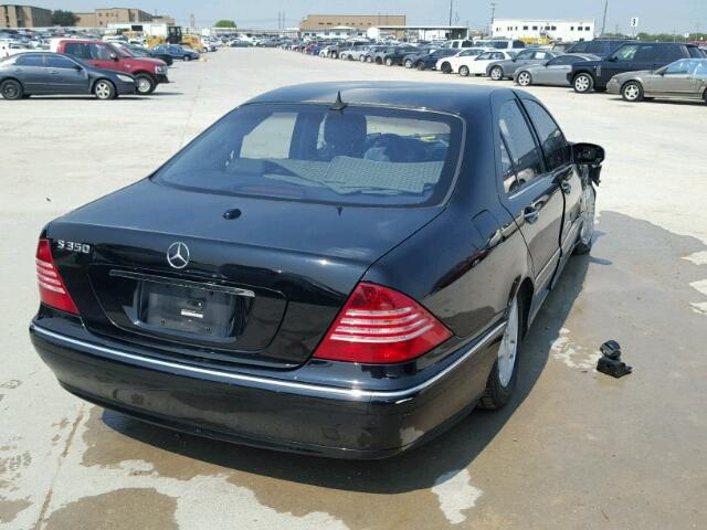 WDBNF67J26A473096 - 2006 MERCEDES-BENZ S 350 BLACK photo 4