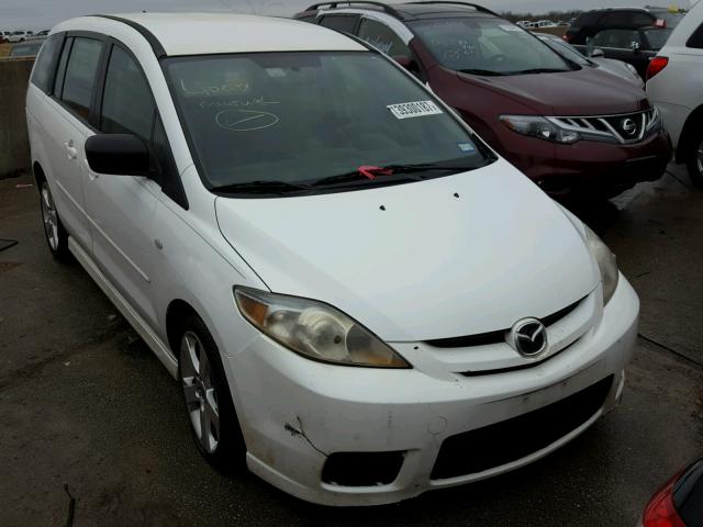 JM1CR293X70143852 - 2007 MAZDA 5 WHITE photo 1