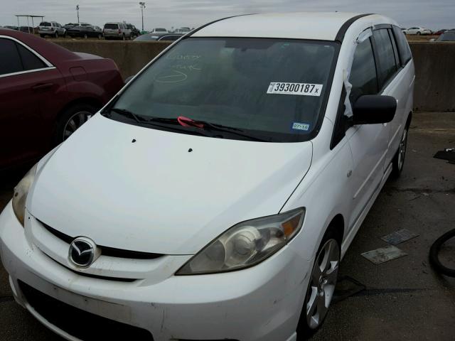 JM1CR293X70143852 - 2007 MAZDA 5 WHITE photo 2