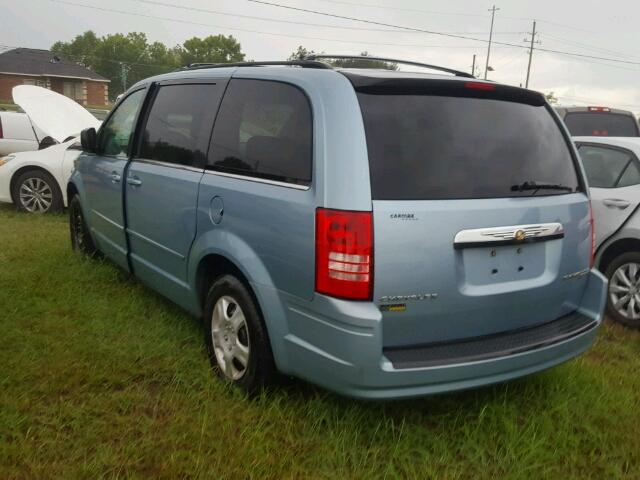 2A4RR4DE1AR315210 - 2010 CHRYSLER TOWN & COU BLUE photo 3