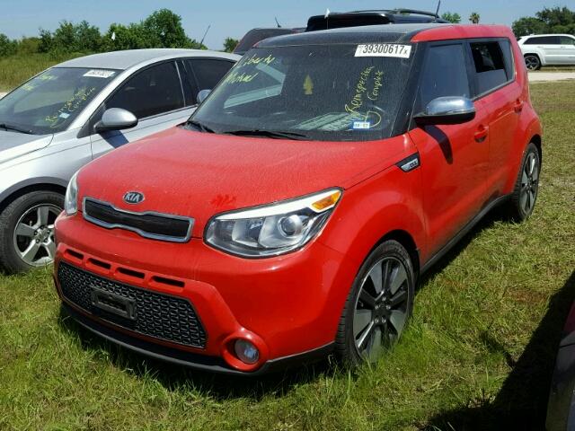 KNDJX3A54E7734859 - 2014 KIA SOUL ! RED photo 2