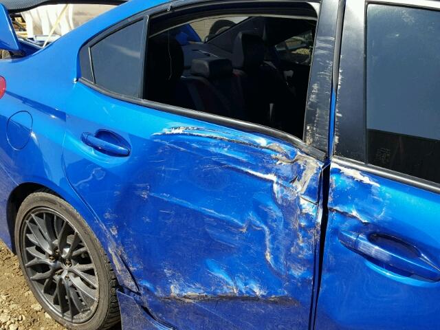 JF1VA2T67G9833420 - 2016 SUBARU WRX STI BLUE photo 9