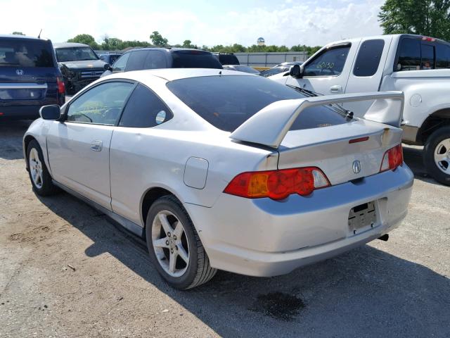 JH4DC54892C028210 - 2002 ACURA RSX SILVER photo 3