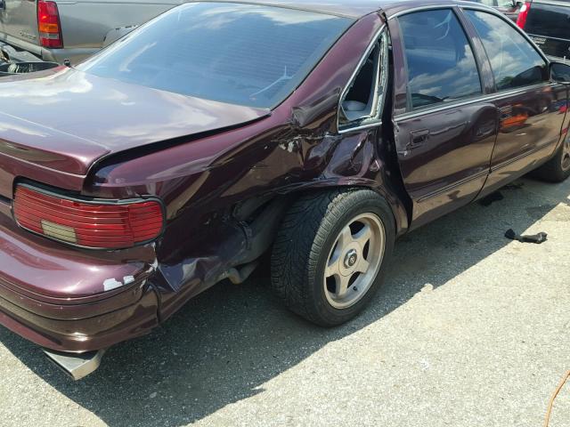 1G1BL52P1TR183960 - 1996 CHEVROLET CAPRICE BURGUNDY photo 9