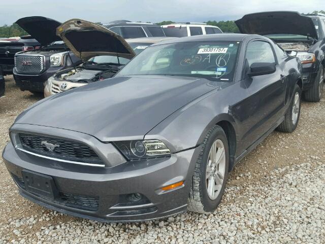 1ZVBP8AM3E5254488 - 2014 FORD MUSTANG GRAY photo 2