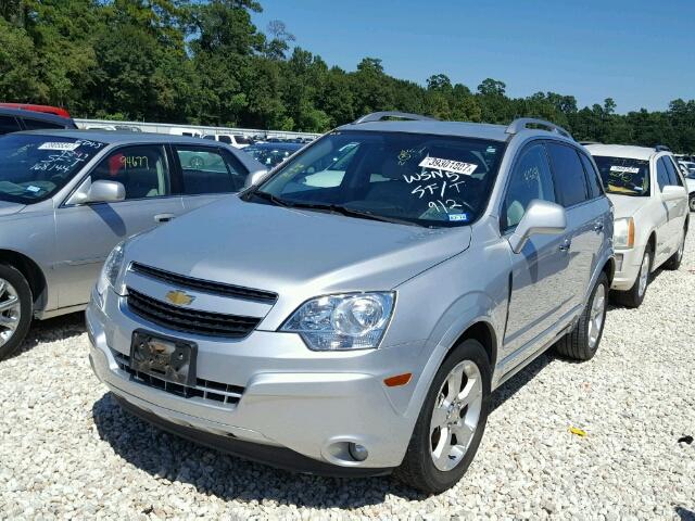 3GNAL4EK7ES645796 - 2014 CHEVROLET CAPTIVA SILVER photo 2