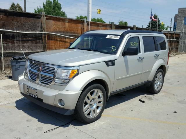 1D8GU58K38W234343 - 2008 DODGE NITRO SLT SILVER photo 2