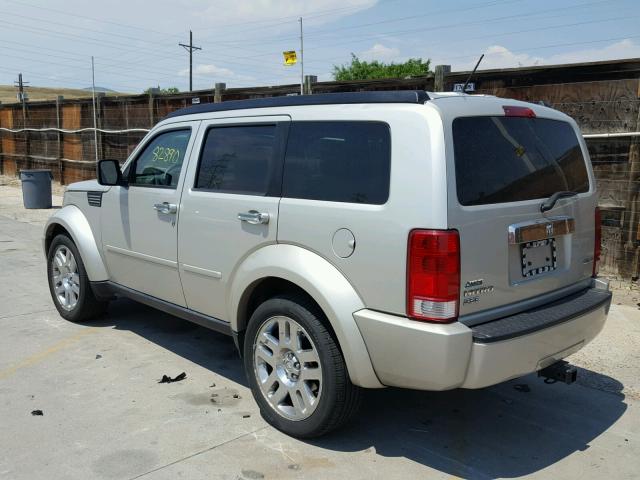 1D8GU58K38W234343 - 2008 DODGE NITRO SLT SILVER photo 3