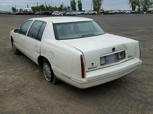 1G6KF5497XU740096 - 1999 CADILLAC DEVILLE CO WHITE photo 3