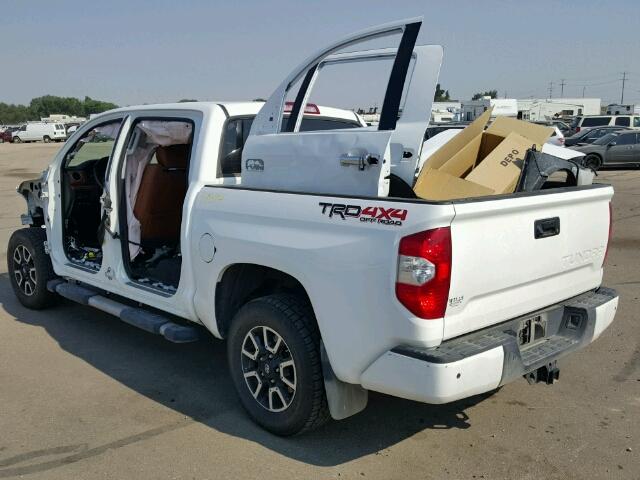 5TFAY5F15GX530623 - 2016 TOYOTA TUNDRA CRE WHITE photo 3