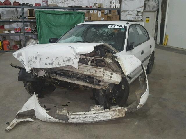 4S3BE635XY6204110 - 2000 SUBARU LEGACY WHITE photo 2