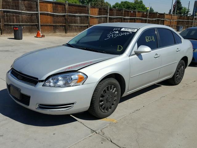 2G1WS581969388559 - 2006 CHEVROLET IMPALA POL SILVER photo 2