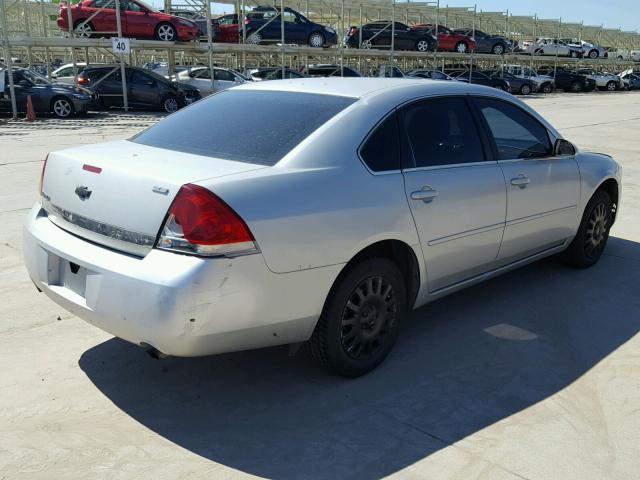 2G1WS581969388559 - 2006 CHEVROLET IMPALA POL SILVER photo 4