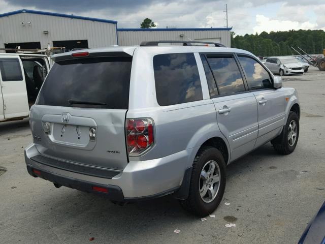 2HKYF18696H546467 - 2006 HONDA PILOT EX SILVER photo 4