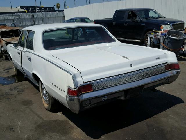 235695Z108436 - 1965 PONTIAC TEMPEST WHITE photo 3