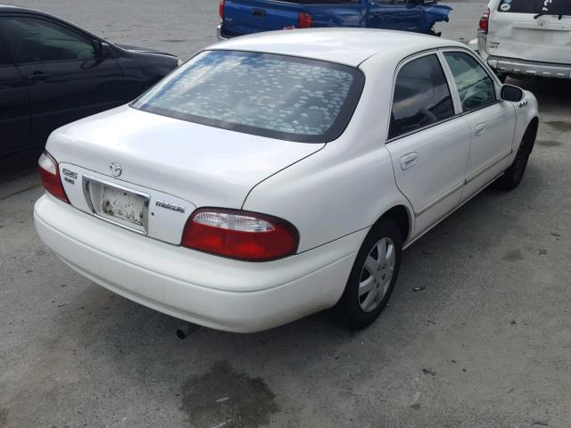 1YVGF22C0Y5164440 - 2000 MAZDA 626 ES WHITE photo 4