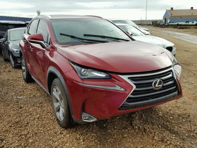 JTJYARBZ1H2074993 - 2017 LEXUS NX RED photo 1