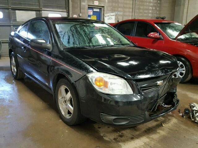 1G1AL12F857585727 - 2005 CHEVROLET COBALT BLACK photo 1