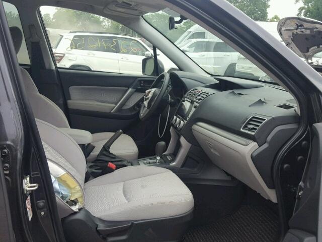 JF2SJAEC4JH409055 - 2018 SUBARU FORESTER 2 BLACK photo 5