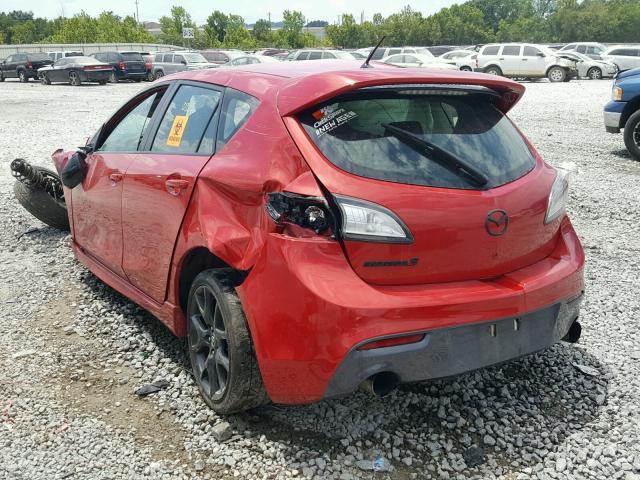 JM1BL1L3XD1741414 - 2013 MAZDA SPEED 3 RED photo 3