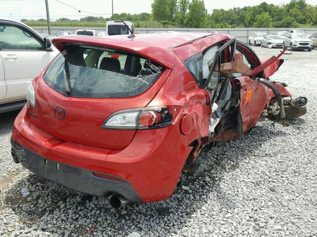 JM1BL1L3XD1741414 - 2013 MAZDA SPEED 3 RED photo 4