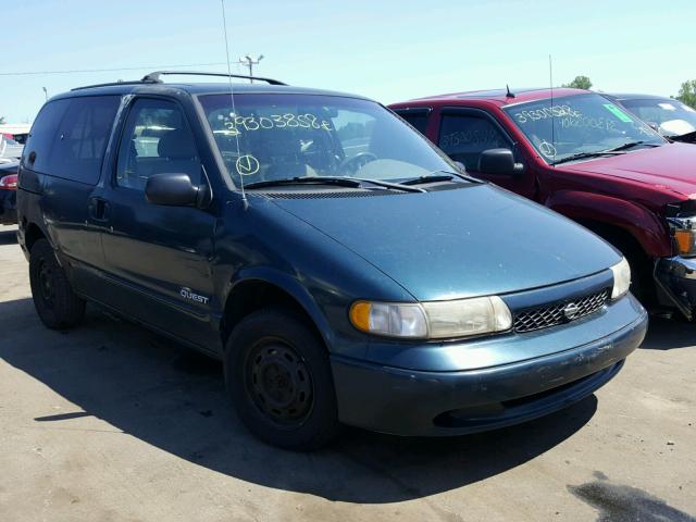 4N2ZN1117WD817521 - 1998 NISSAN QUEST XE GREEN photo 1