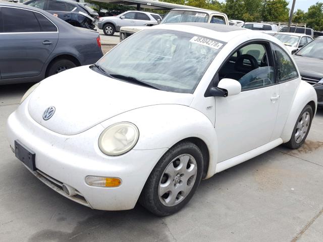 3VWCK21C92M416718 - 2002 VOLKSWAGEN NEW BEETLE 白色 照片 2