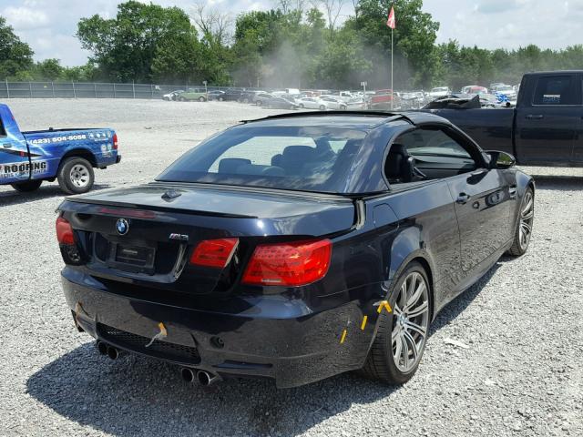 WBSDX9C52BE399047 - 2011 BMW M3 BLACK photo 4