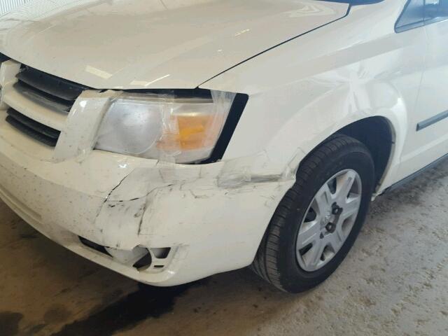 1D8HN44H28B155355 - 2008 DODGE GRAND CARA WHITE photo 9