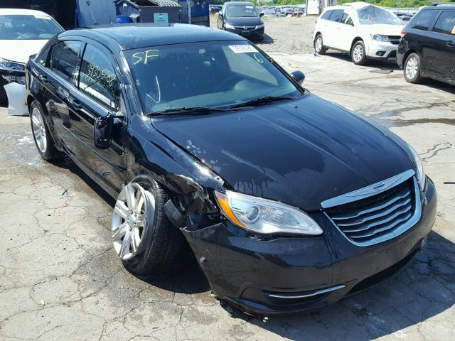 1C3BC1FG8BN553404 - 2011 CHRYSLER 200 TOURIN BLACK photo 1