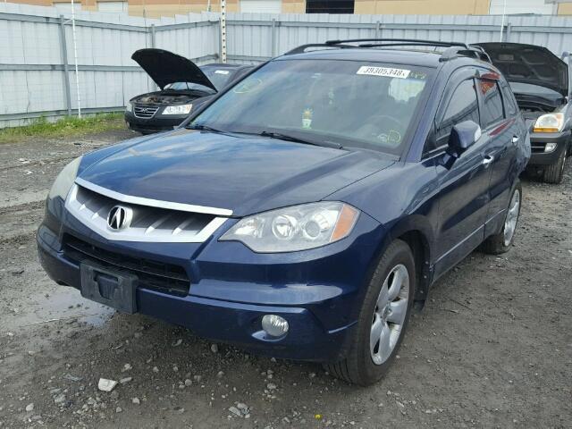 5J8TB18268A800733 - 2008 ACURA RDX BLUE photo 2