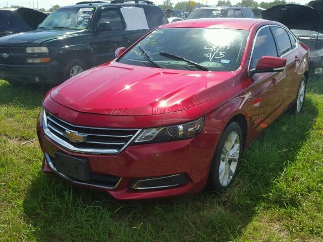 2G1125S36F9162418 - 2015 CHEVROLET IMPALA RED photo 2