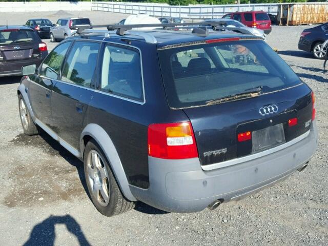 WA1YD64B24N069460 - 2004 AUDI ALLROAD BLACK photo 3