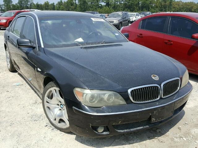 WBAHN83577DT68296 - 2007 BMW 750 BLACK photo 1