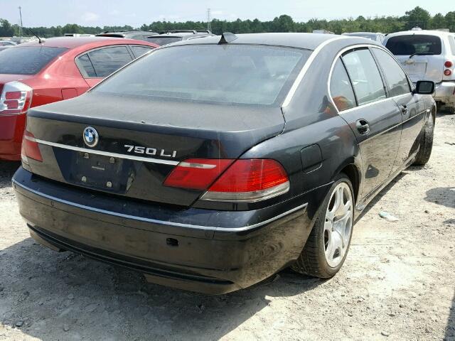 WBAHN83577DT68296 - 2007 BMW 750 BLACK photo 4