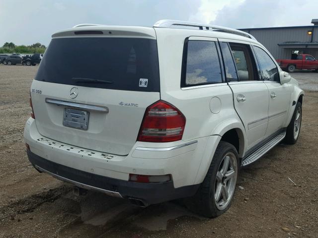 4JGBF86E39A491093 - 2009 MERCEDES-BENZ GL 550 4MA WHITE photo 4