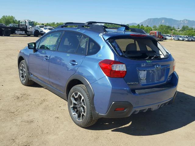 JF2GPADC7HH227334 - 2017 SUBARU CROSSTREK BLUE photo 3